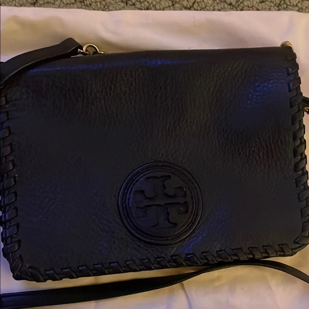 Tory Burch Black Leather Crossbody Bag